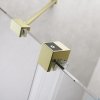 Radaway Furo Kdj Brushed Gold kabina 100x90cm lewa szczotkowane złoto 10104522-99-01L/10110480-01-01/10113090-01-01